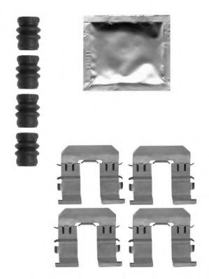 Скобы тормозных колодок BEHR/HELLA 8DZ 355 205-271