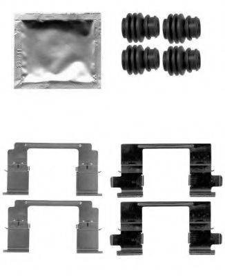 Скобы тормозных колодок BEHR/HELLA 8DZ 355 205-281