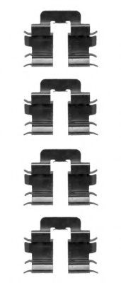 Скобы тормозных колодок BEHR/HELLA 8DZ 355 205-371
