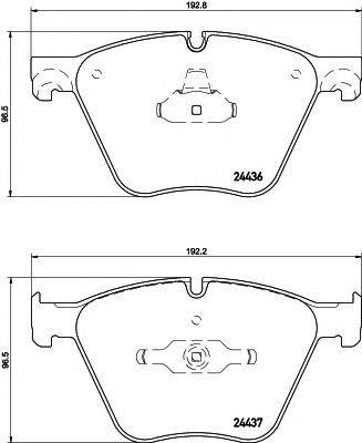 Тормозные колодки BEHR/HELLA 8DB 355 020-121