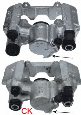 Тормозной суппорт BEHR/HELLA 8AC 355 380-271