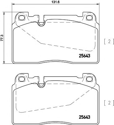 Тормозные колодки BEHR/HELLA 8DB 355 020-251