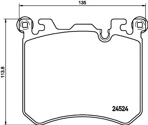 Тормозные колодки BEHR/HELLA 8DB 355 020-431