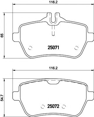 Тормозные колодки BEHR/HELLA 8DB 355 021-511