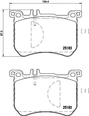 Тормозные колодки BEHR/HELLA 8DB 355 020-491