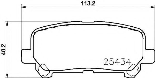 Тормозные колодки BEHR/HELLA 8DB 355 020-601