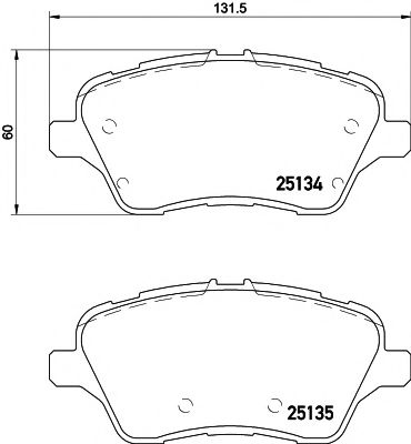 Тормозные колодки BEHR/HELLA 8DB 355 020-621