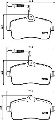 Тормозные колодки BEHR/HELLA 8DB 355 020-671
