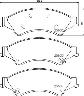 Тормозные колодки BEHR/HELLA 8DB 355 020-781