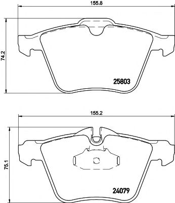 Тормозные колодки BEHR/HELLA 8DB 355 020-921