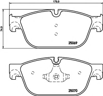 Тормозные колодки BEHR/HELLA 8DB 355 021-141