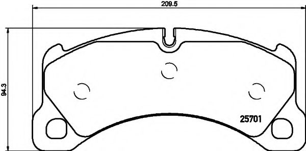 Тормозные колодки BEHR/HELLA 8DB 355 021-191