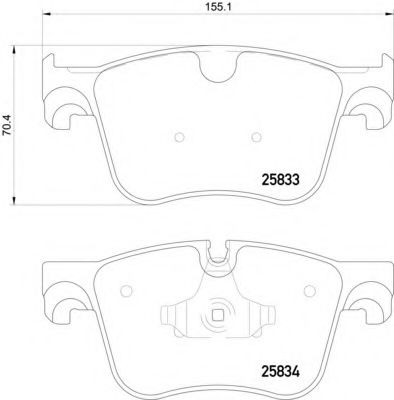 Тормозные колодки BEHR/HELLA 8DB 355 020-981