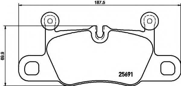 Тормозные колодки BEHR/HELLA 8DB 355 021-351