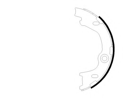 Тормозные колодки барабанные BEHR/HELLA 8DA 355 051-181