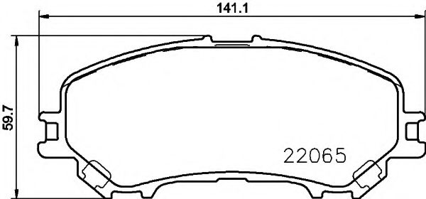 Тормозные колодки BEHR/HELLA 8DB 355 021-691