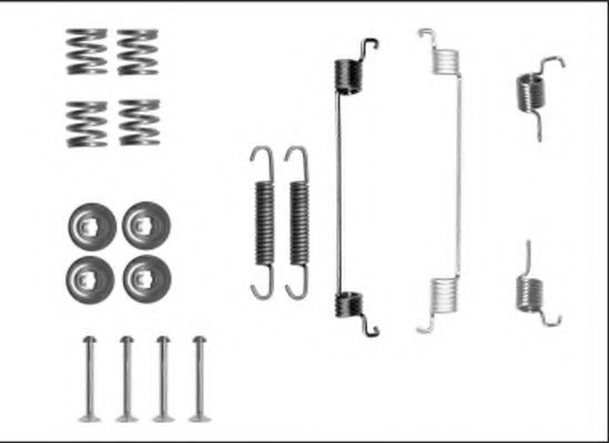 Ремкомплект барабанных колодок BEHR/HELLA 8DZ 355 205-831