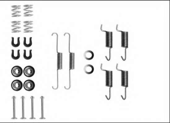 Ремкомплект барабанных колодок BEHR/HELLA 8DZ 355 205-911