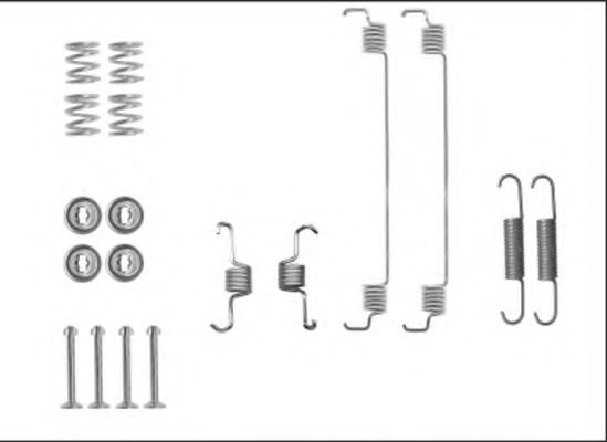 Ремкомплект барабанных колодок BEHR/HELLA 8DZ 355 206-051