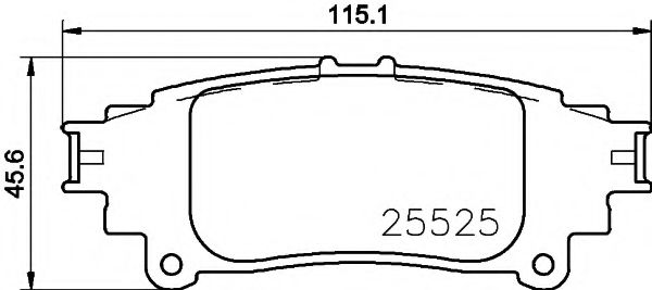 Тормозные колодки BEHR/HELLA 8DB 355 021-661