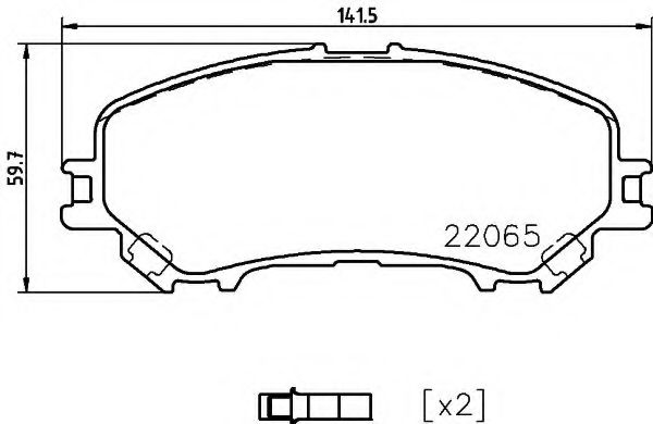 Тормозные колодки BEHR/HELLA 8DB 355 021-861