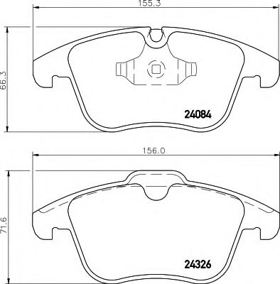 Тормозные колодки BEHR/HELLA 8DB 355 013-621