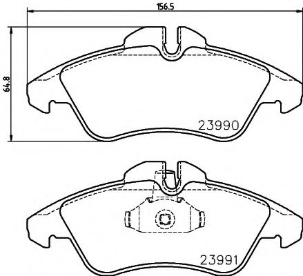 Тормозные колодки BEHR/HELLA 8DB 355 014-481