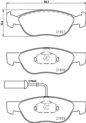 Тормозные колодки BEHR/HELLA 8DB 355 007-901
