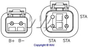 Реле регулятора генератора WAIglobal H3106C