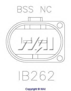 Реле регулятора генератора WAIglobal IB262