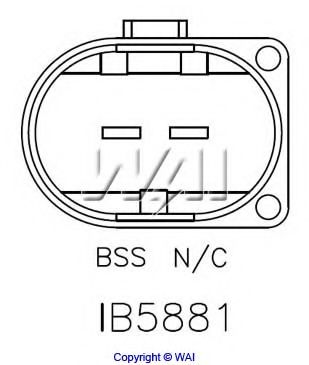 Реле регулятора генератора WAIglobal IB5881