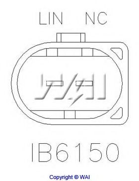 Реле регулятора генератора WAIglobal IB6150