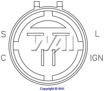 Реле регулятора генератора WAIglobal IH772