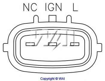 Реле регулятора генератора WAIglobal IN248