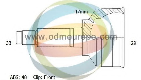 ШРУС с пыльником odmmultiparts 12-001362