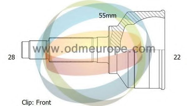 ШРУС с пыльником odmmultiparts 12-351474