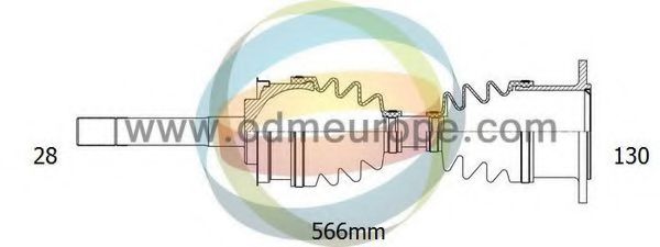 Полуось в сборе Hyundai/Kia 51620-H1000
