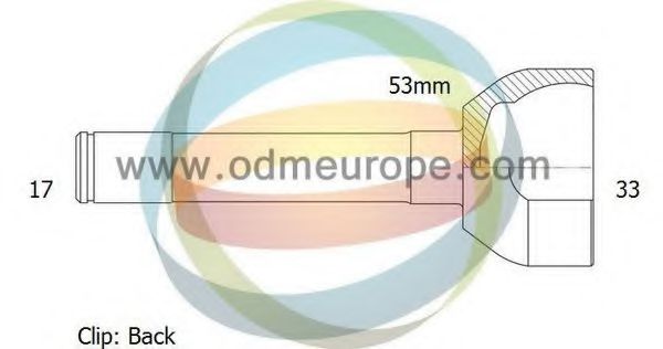 ШРУС с пыльником ISUZU 8 971 36 888 0