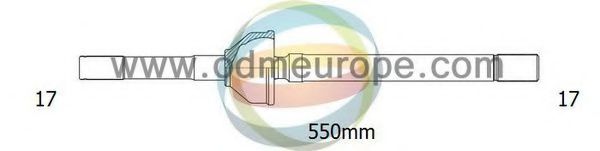 Полуось в сборе odmmultiparts 18-262020