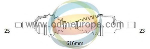 Полуось в сборе odmmultiparts 18-011910