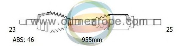 Полуось в сборе odmmultiparts 18-222131