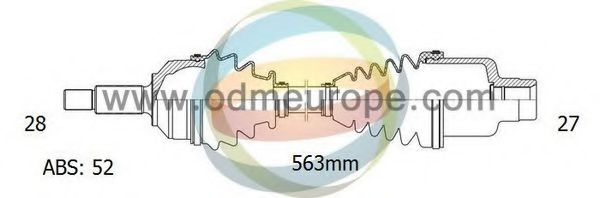 Полуось в сборе SSANGYONG 4130021104