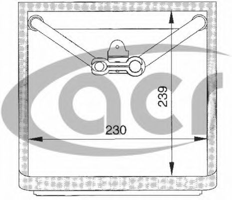 Испаритель кондиционера acr 310024