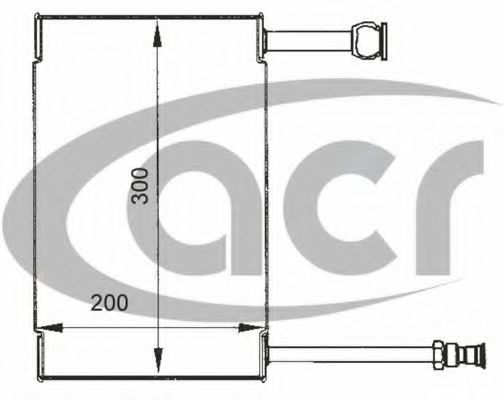 Испаритель кондиционера FORD 4059393
