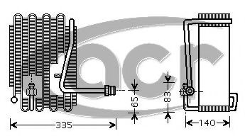 Испаритель кондиционера acr 310174