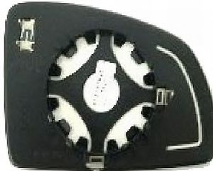 Стекло наружного зеркала LORO 2815G04