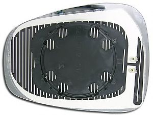 Стекло наружного зеркала LORO 0108G02