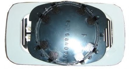 Стекло наружного зеркала LORO 0103G03