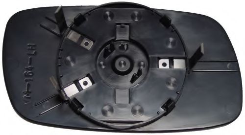 Стекло наружного зеркала LORO 2805G04
