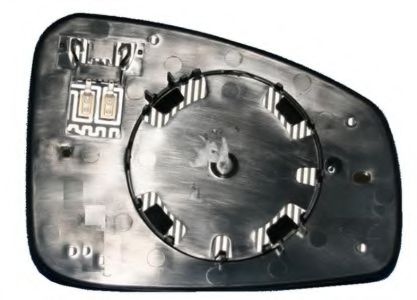 Стекло наружного зеркала LORO 3160G02